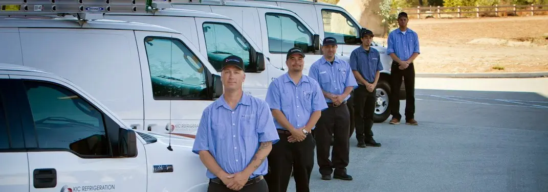 KIC Refrigeration crew ready for Mini Split Repair jobs across Los Banos