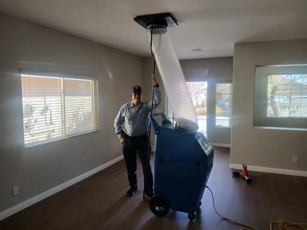 Professional Smart Thermostat Installation work inside a Los Banos home